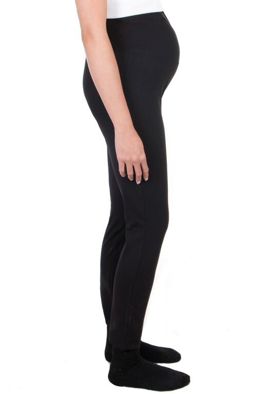 Mamalicious Maternity over the bump jersey flare pants in black