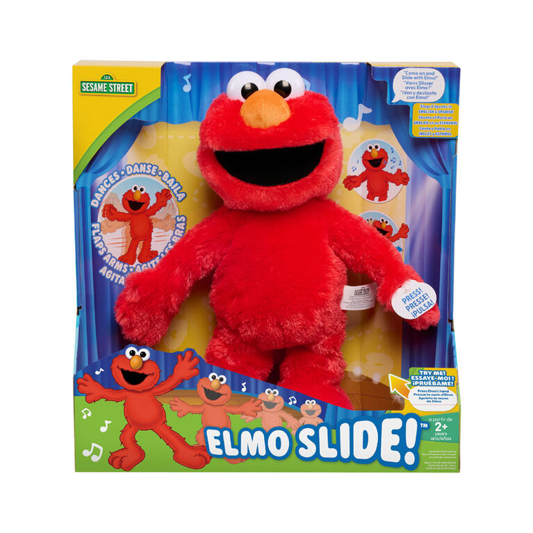 Peluche Elmo Glisse de Sesame Street - Édition anglaise - Notre exclusivité