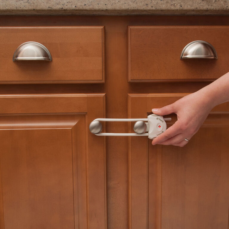 Verrou de sécurité lourd pour portes d'armoire, tiroir, placard avec clés  identiques (clés identiques), usage général, convient aux panneaux de bois