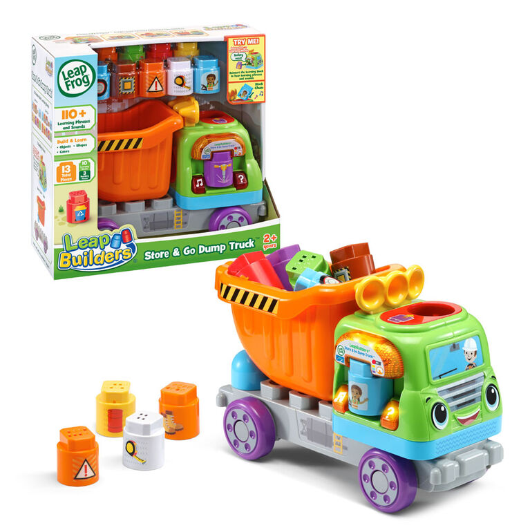 LeapFrog LeapBuilders Store & Go Dump Truck - English Edition