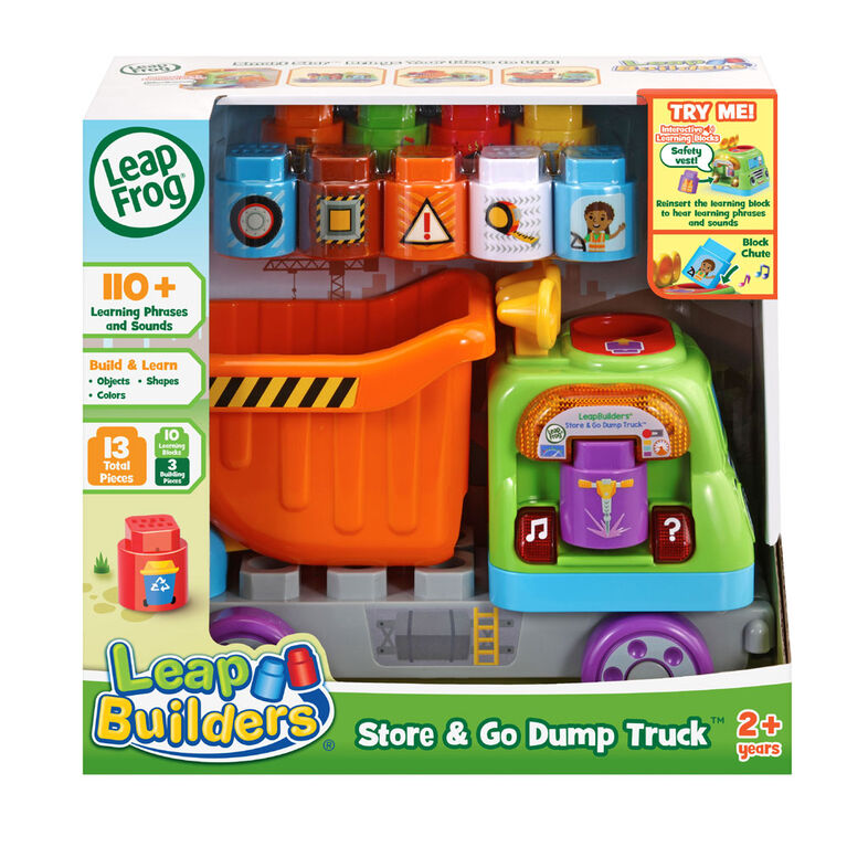 LeapFrog LeapBuilders Store & Go Dump Truck - English Edition