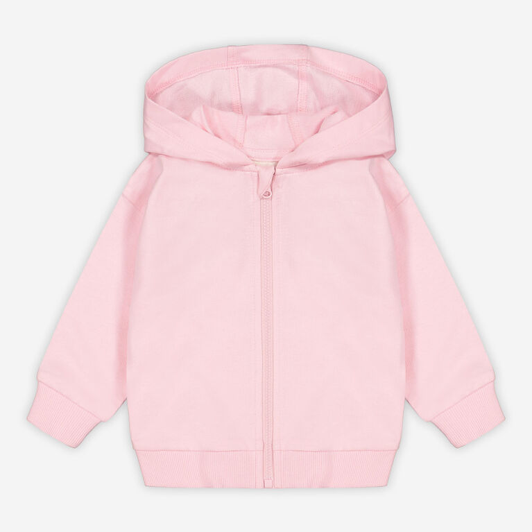 Rococo Infant/toddler Zip Hoody Pink