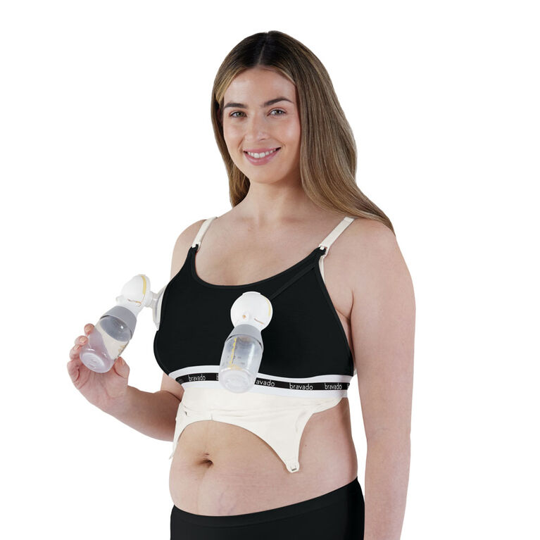 Cheap Seamless anti-spill milk breathable maternity top-button
