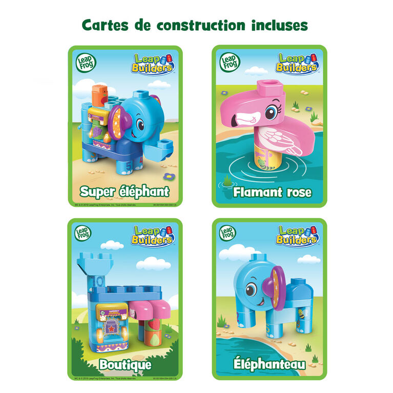 LeapFrog LeapBuilders Mon éléphant des découvertes - Édition française