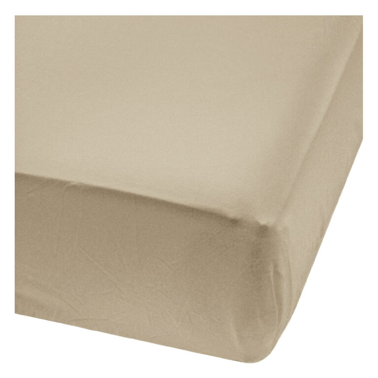 Perlimpinpin-Bamboo fitted sheet-Taupe