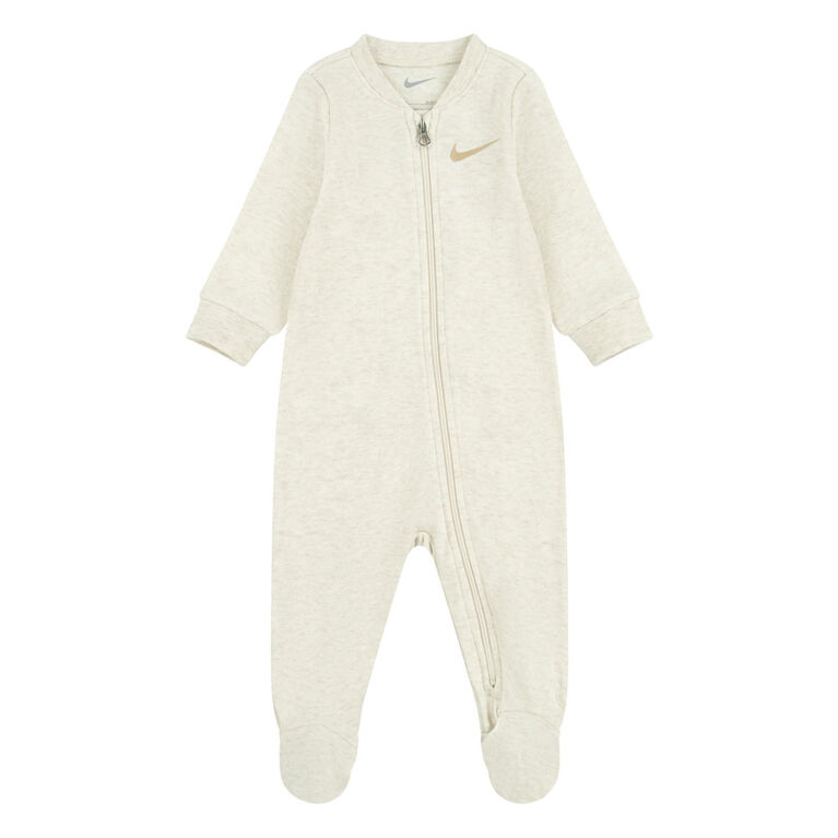 Nike Coverall - Pale Ivory Heather -Size 9M