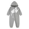 Nike Futura Hooded Coverall - Dark Grey Heather - Size 18 Months