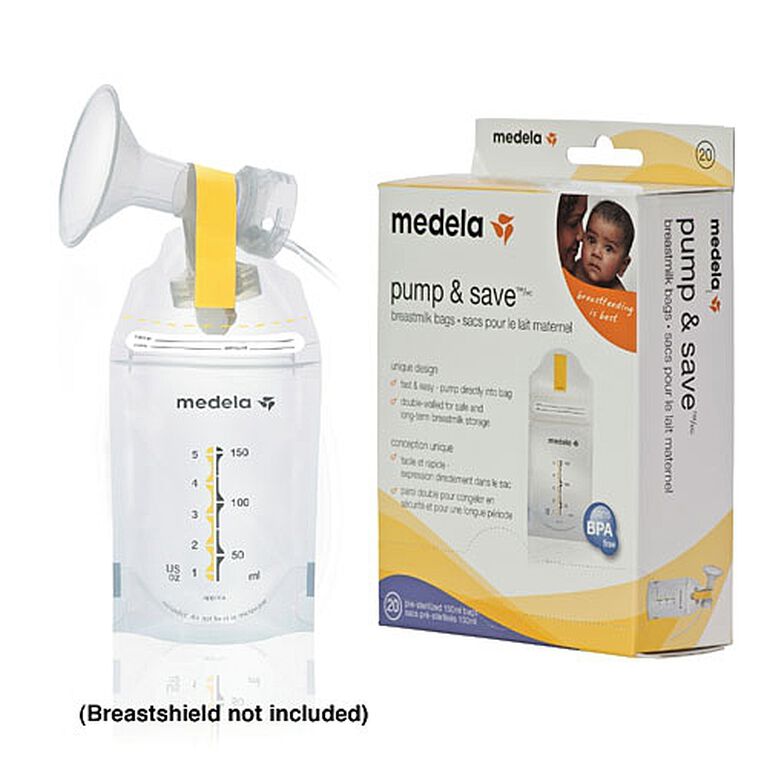 Medela Pump & Save Breastmilk Bags 20 pack Babies R Us Canada