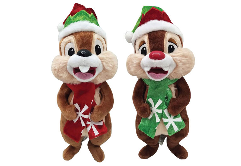 Chip & Dale Christmas Plush - 2 pack
