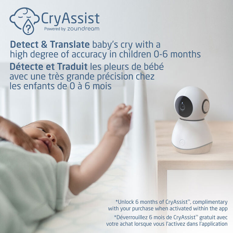 Maxi-Cosi See Pro 360° Babyphone et unité parentale avec technologie CryAssist