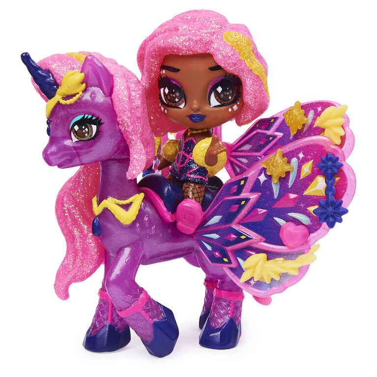 Hatchimals Pixies Riders, Wilder Wings, Pixie Starlight et Glider licorne avec 16 accessoires pour ailes (plusieurs modèles disponibles)