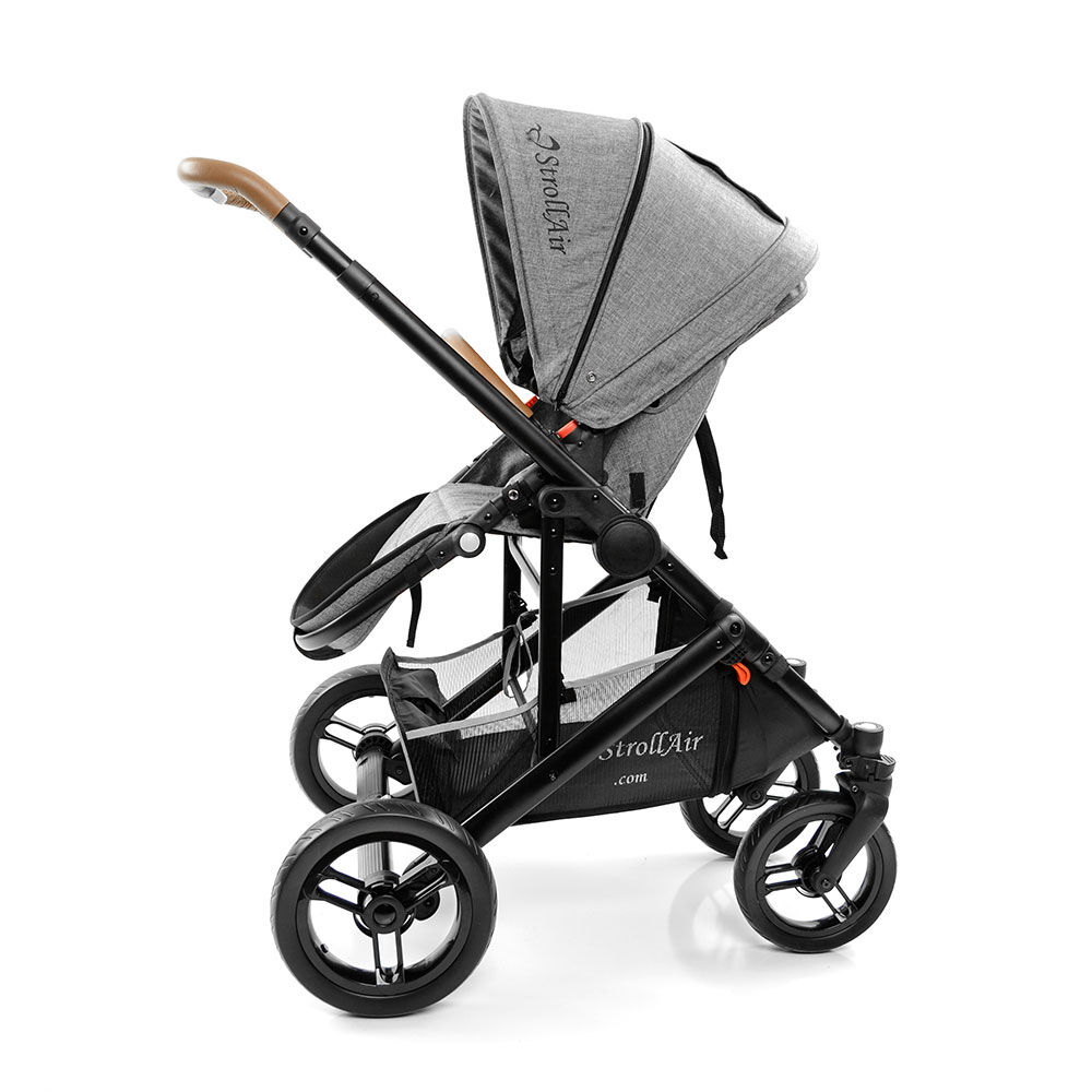 single stroller converts to double
