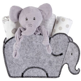 Coffret cadeau 5 pièces Welcome Baby Elephant