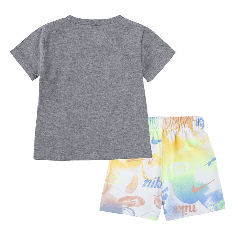 Ensemble T-shirt et Shorts Nike - Arc-En-Ciel 