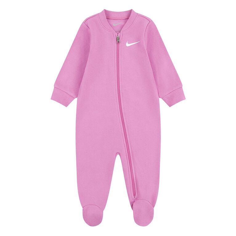 Nike Footed Coverall - Pink - Size 6 Months