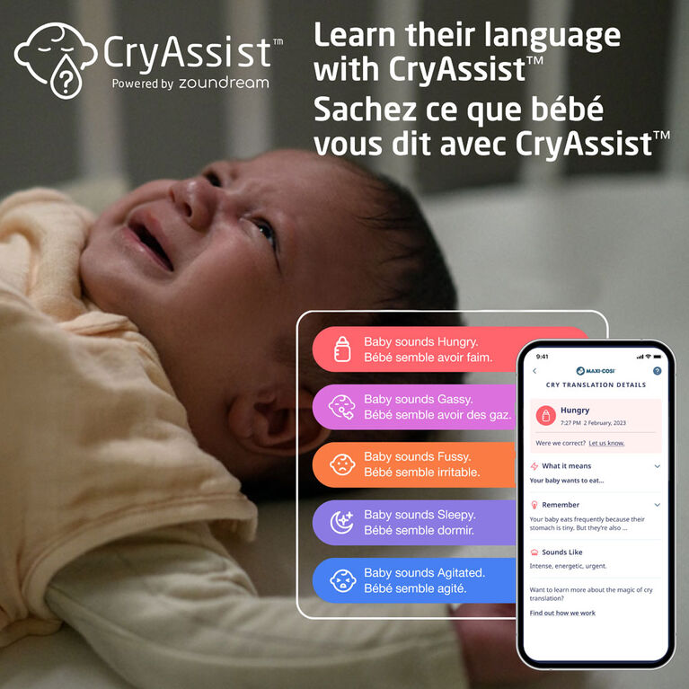 Maxi-Cosi See Pro 360° Baby Monitor & Parent Unit With CryAssist Technology