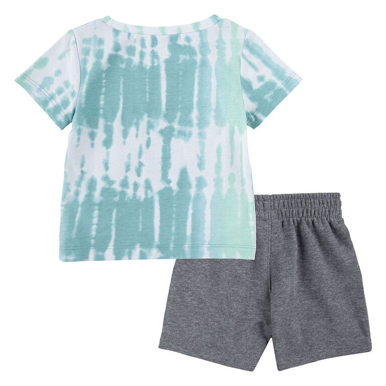 Nike T-shirt and Short Set - Grey Heather