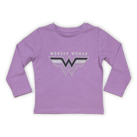 Wonder Woman - T-shirt à manches longues - Lilas - 4T