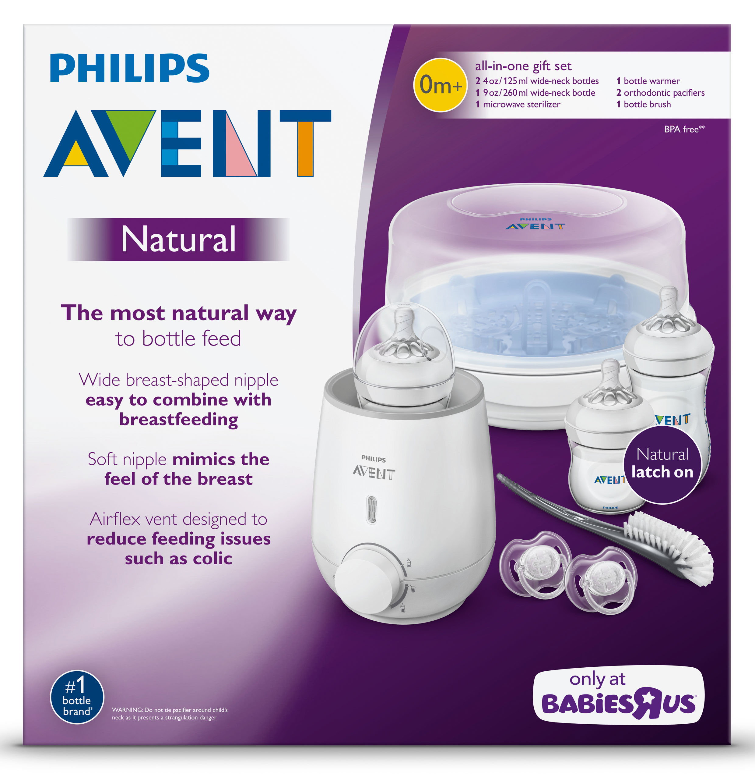 avent gift set with bottle warmer
