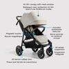 Poussette légère Baby Jogger City Mini Air, ivoire glacé