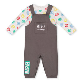 Avengers Overall Set Charcoal 18/24M