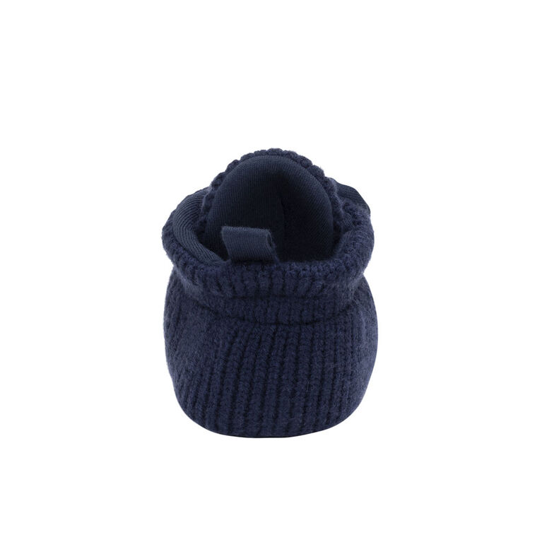 Robeez - Snap Booties - Colby Navy - 0-3 months