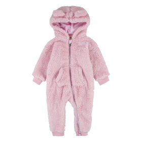 Levis Sherpa Bear Coverall - Pink - Size 24 Months