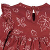 Gerber Childrenswear - Lot de 2 robes babydoll - Feuilles orange foncé 18 mois