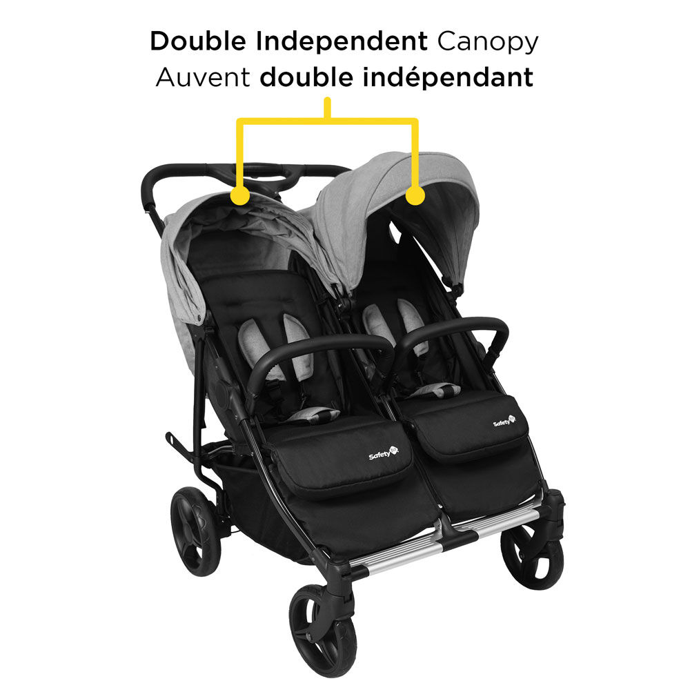 safety first double stroller