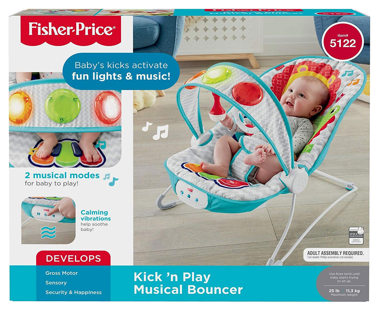 fisher price kick n play musical bouncer assembly