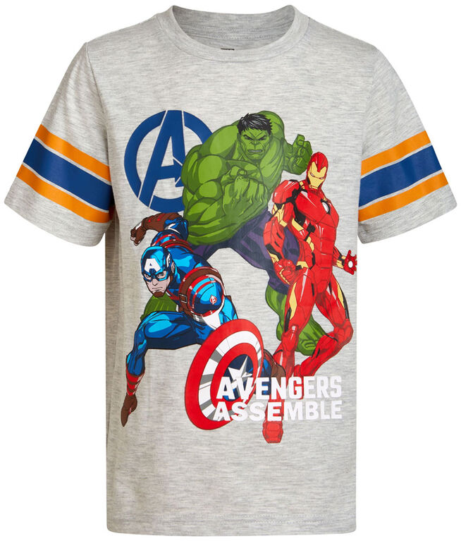 Marvel - t-shirt à manches courtes - Avengers / gris / 6T