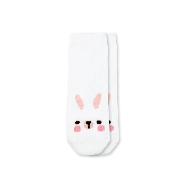 Chloe + Ethan - Baby Socks, White Bunny