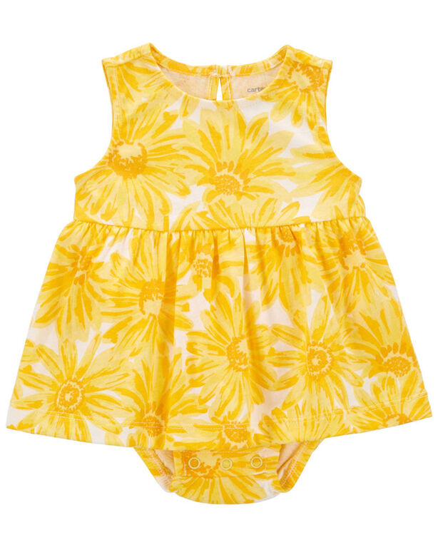 Baby Girl Carter's Floral Sunsuit