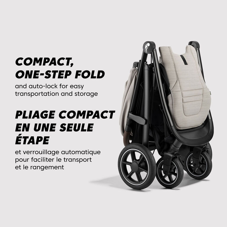 Poussette légère Baby Jogger City Mini Air, ivoire glacé