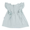 Gerber Childrenswear - 2-Piece Dress + Diaper Set Aqua Blue - 6-9M