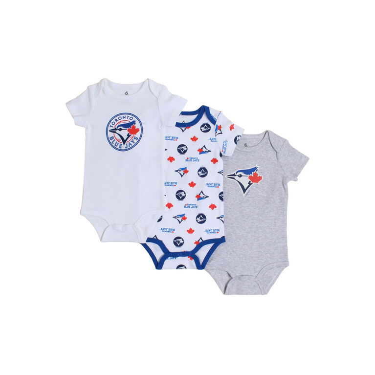 MLB Toronto Blue Jays Infant/Baby Short Sleeve Bodysuits/Onesies