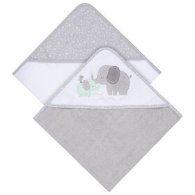 Kushies Portable Changing Pad Liner Flannel Grey Feathers