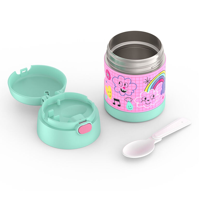 Thermos Funtainer Food Jar With Spoon Sketch 10oz