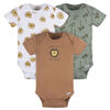 Gerber Childrenswear - 3-Pack Baby Brown Short Sleeve Onesies Bodysuit