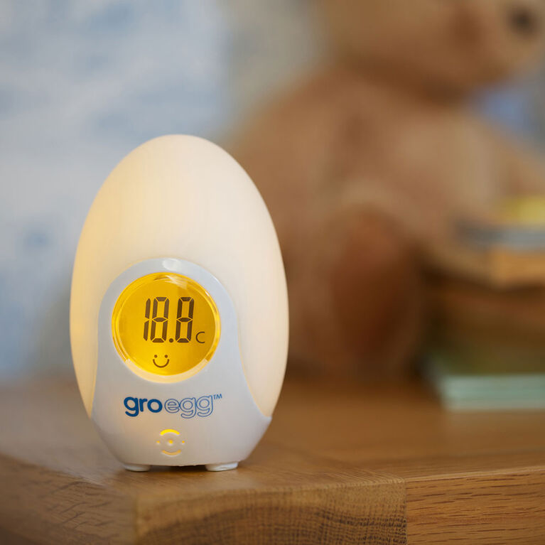 Groegg 2 Colour Changing Room Thermometer And Nightlight