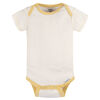 Gerber Childrenswear - 3-Pack Baby Pink & Yellow Short Sleeve Onesies Bodysuit - 0-3M