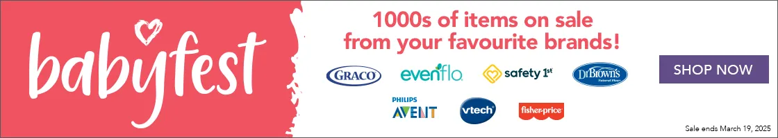 Babyfest 1000s of items on sale from your favourite brands!