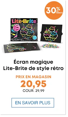 Écran magique Lite-Brite de style rétro Prix en magasin 20,95 Cour. 29,99 burst - 30% DE RABAIS