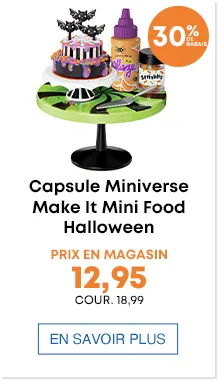 Capsule Miniverse Make It Mini Food Halloween Prix en magasin 12,95 Cour. 18,99 burst - 30% DE RABAIS