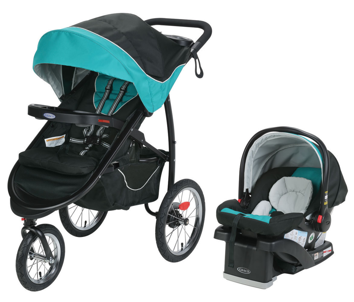 Graco FastAction Fold Jogger LX Travel System with SnugRide Click ...