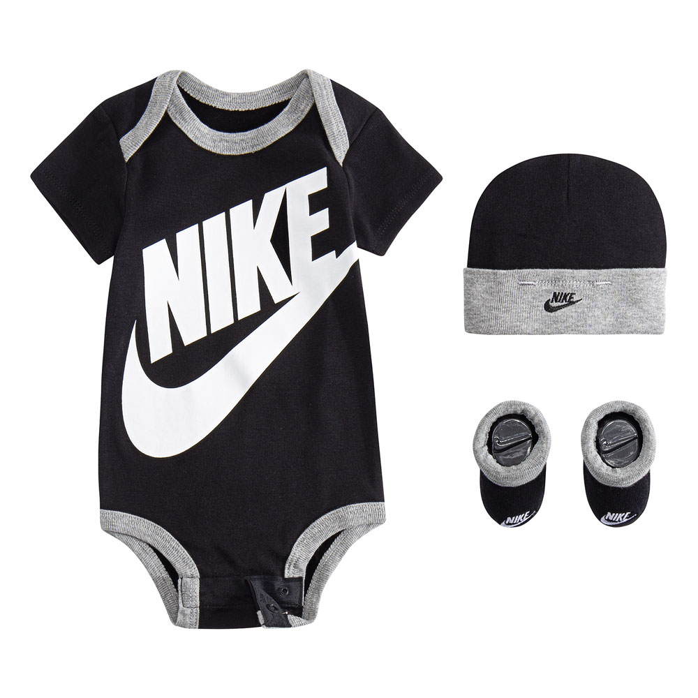 Nike Futura 3 Piece gift Set - Black, Size 0-6 months | Babies R Us Canada