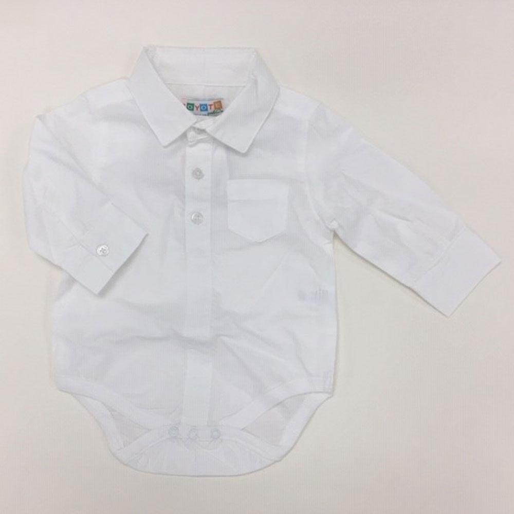 12 month white button up shirt