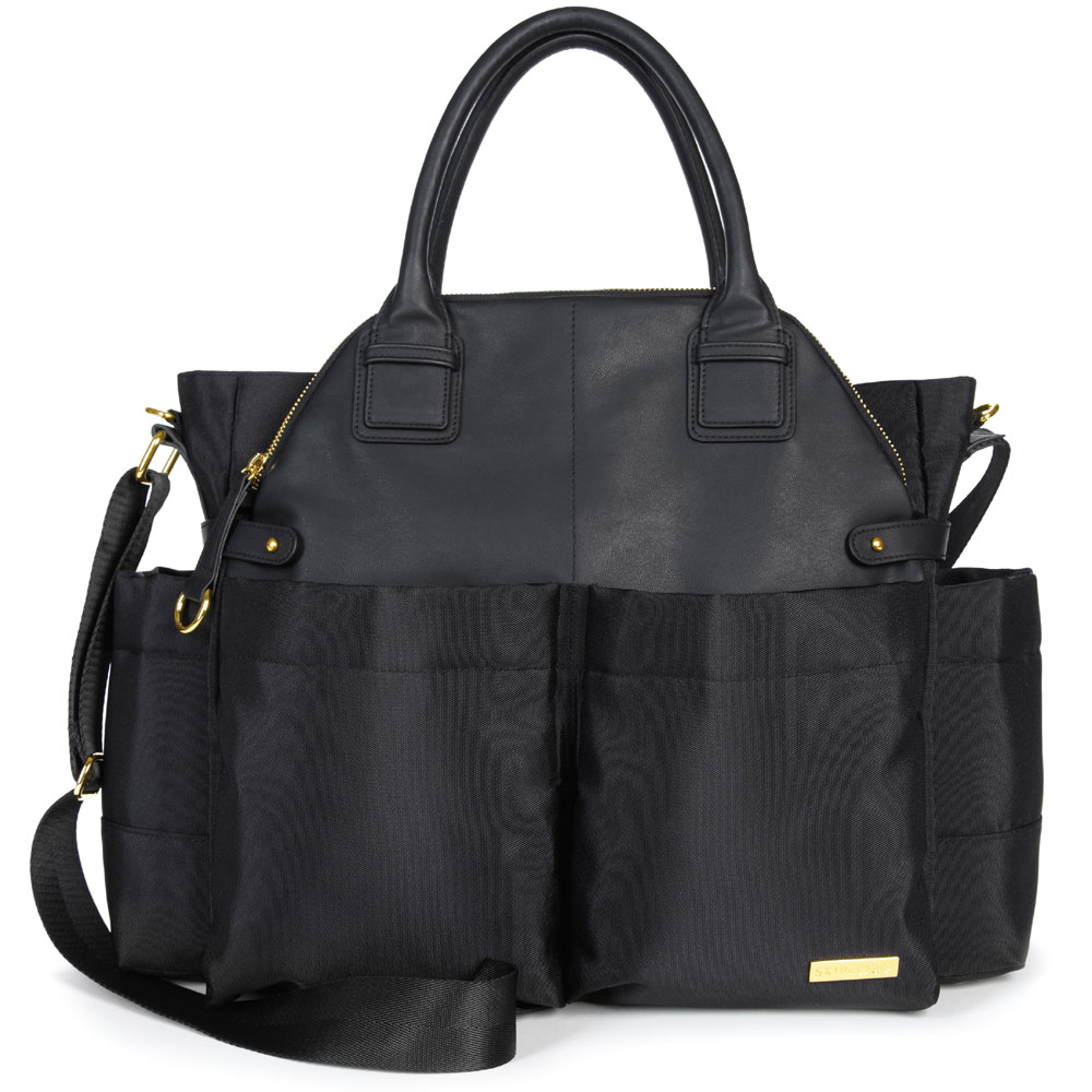 Elegante bolso cambiador negro chic Chelsea Downtown Skip Hop - chicBebits