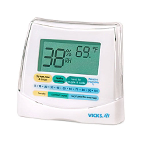 Vicks 2-in-1 Hygrometer and Thermometer V70 : : Baby Products
