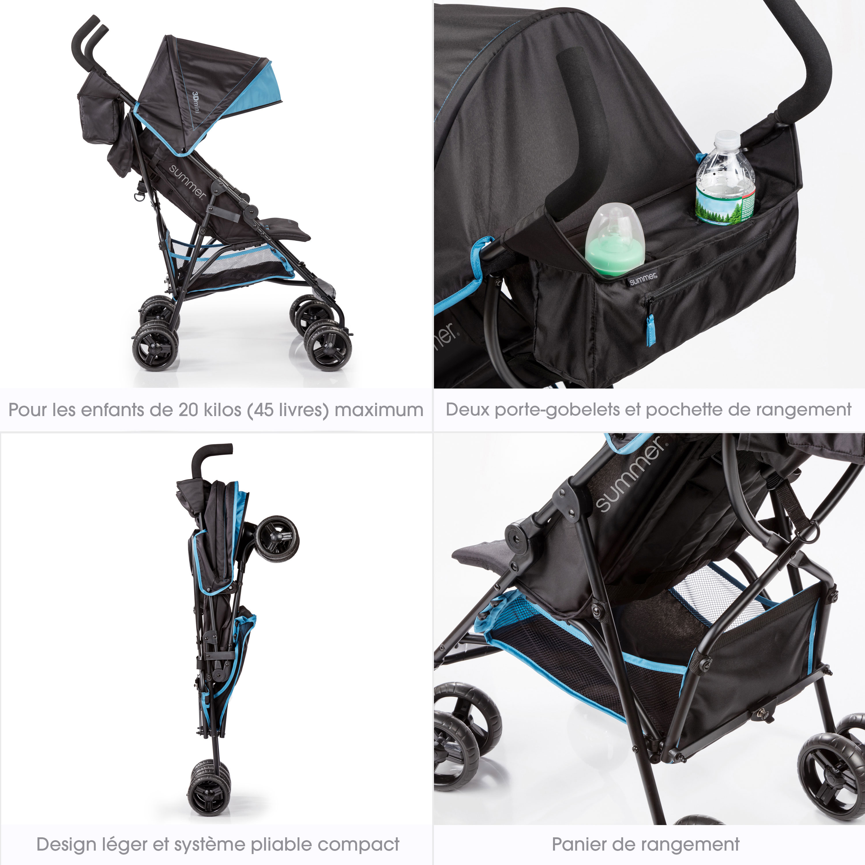 summer infant 3d flip umbrella stroller